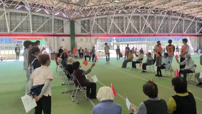 理学療法学科1年生15名が芝山町の地域運動会で競技を考案、城西国際大学「域学共創プロジェクトF」の取り組み