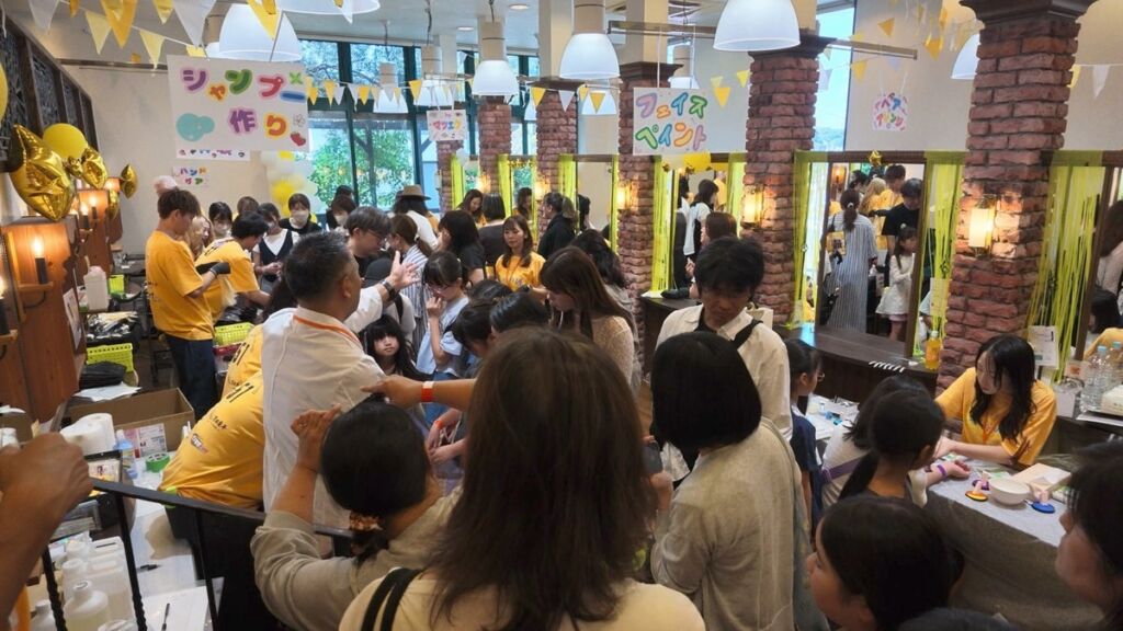親子約350人が来場。名古屋市内のB’s店舗で初開催した美容万博、次は子ども向け「美容塾」へ