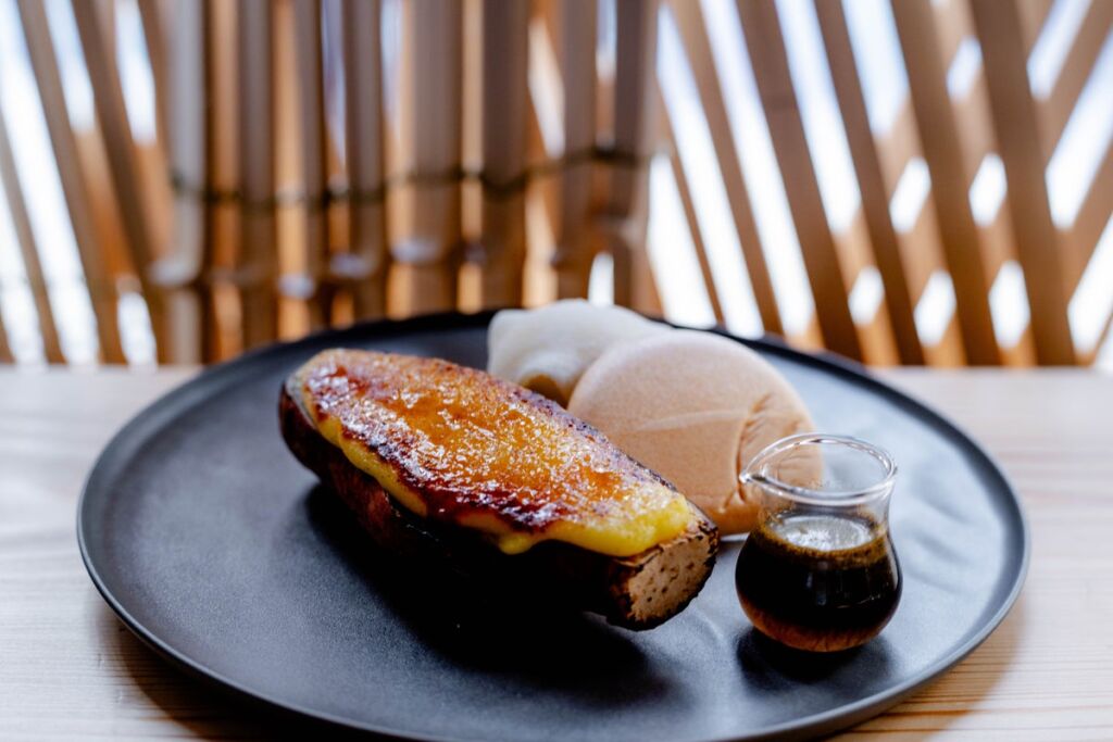 京都駅ビル7階「NIWA」に秋限定「NIWA 焼き芋ブリュレ」が登場