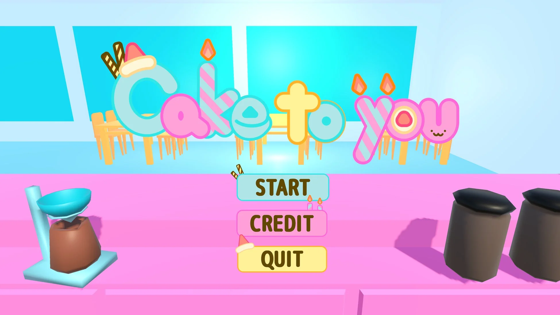 Cake to You ゲームタイトル画面