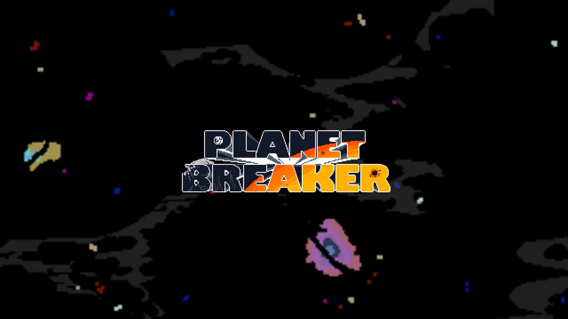 PLANET BREAKER ゲームタイトルロゴ