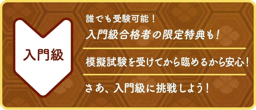 入門級の説明