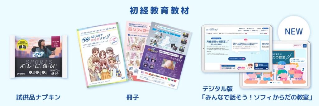 ユニ・チャーム、小中学校向け「ソフィ初経教育セット」の今年度配布が10,000校を突破