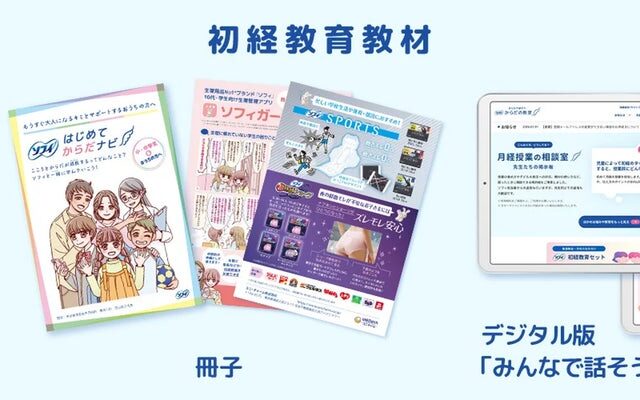 ユニ・チャーム、小中学校向け「ソフィ初経教育セット」の今年度配布が10,000校を突破