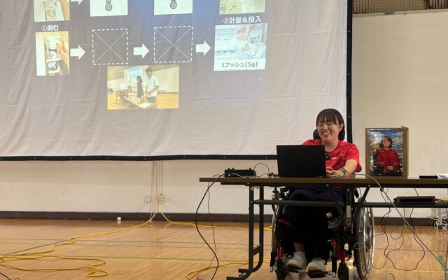 【松江高専】パリ2024パラリンピック女子円盤投げ銀メダリストによる「いのちの教育」講演会を実施