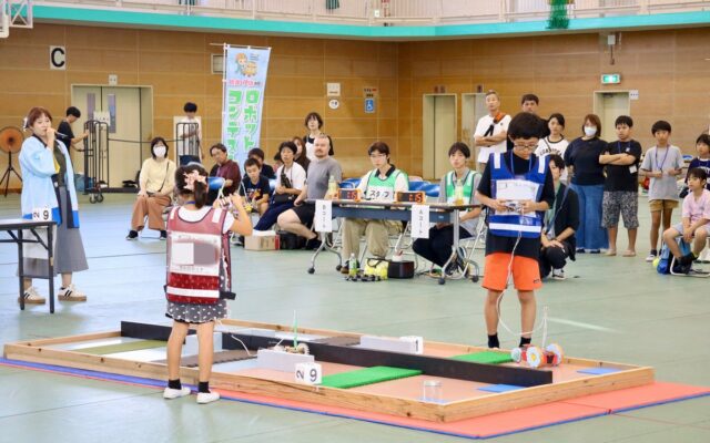 【鹿児島高専】「全日本小中学生ロボット選手権 鹿児島県姶良・伊佐地区予選大会」の開催に協力